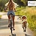 PawHut Fahrradleine für Hunde Hundeleine Einfache Demontage und Installation Fahrrad Hundeleine für Radfahren, Fahrrad, Joggen, Training, Schwarz