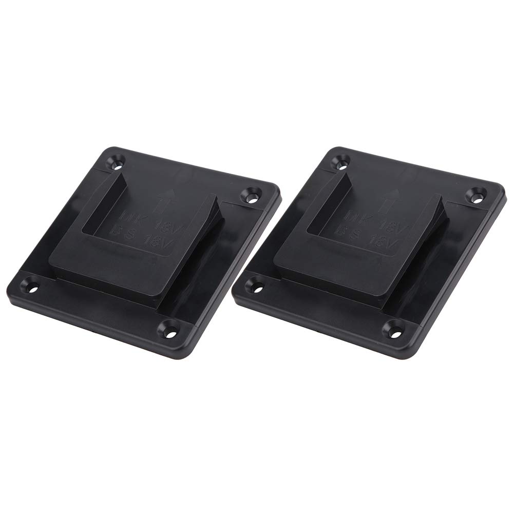 Kuuleyn Black Power Tool Holder Wall Mounted Drill Storage Bracket For Makita 18V Power Tools And Bosch 18V Drills (Black)