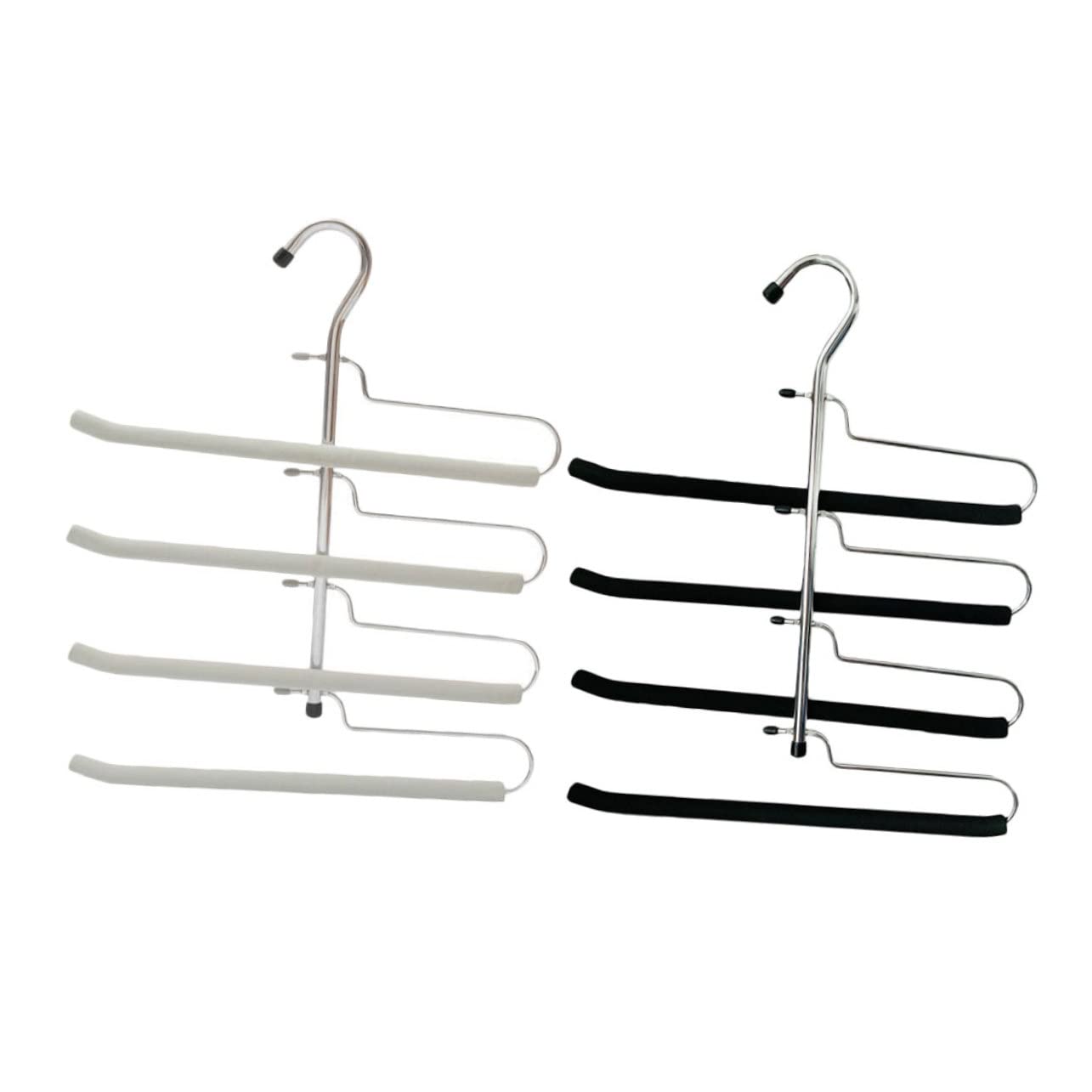 Cabilock Space-Saving Traceless Clothes Hanger Skid-Proof Pants Hanger Set Material Construction