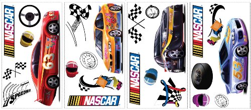 RoomMates WT1068SCS Nascar Peel and Stick Wall Decals