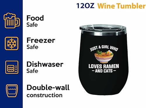 Miniatura 7 de Ramen Lover Teal Edition Vaso de vino de 12 onzas  What the pho  Food Lovers pollo, calabaza, vegano, despensa, fideos picantes