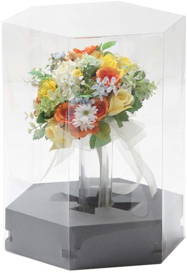 Amazon｜ブーケ ケース・収納・六角形ブーケケース(六角 ブーケ ケース