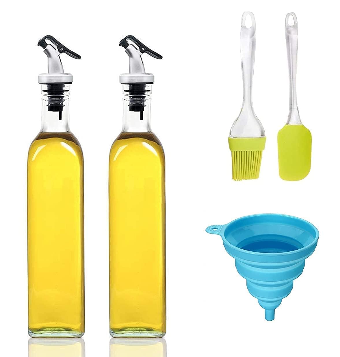 SKDBPM 500 ml Glass Oil Dispenser for Kitchen, Oil Containers Kitchen