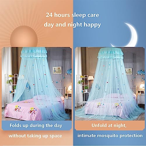 Moustiquaire de lit contre insectes auvent de lit princesse violet
