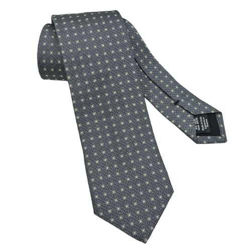 ボス ネクタイ BOSS (7.5cm幅) HB95 グレー/グリーン [並行輸入品]