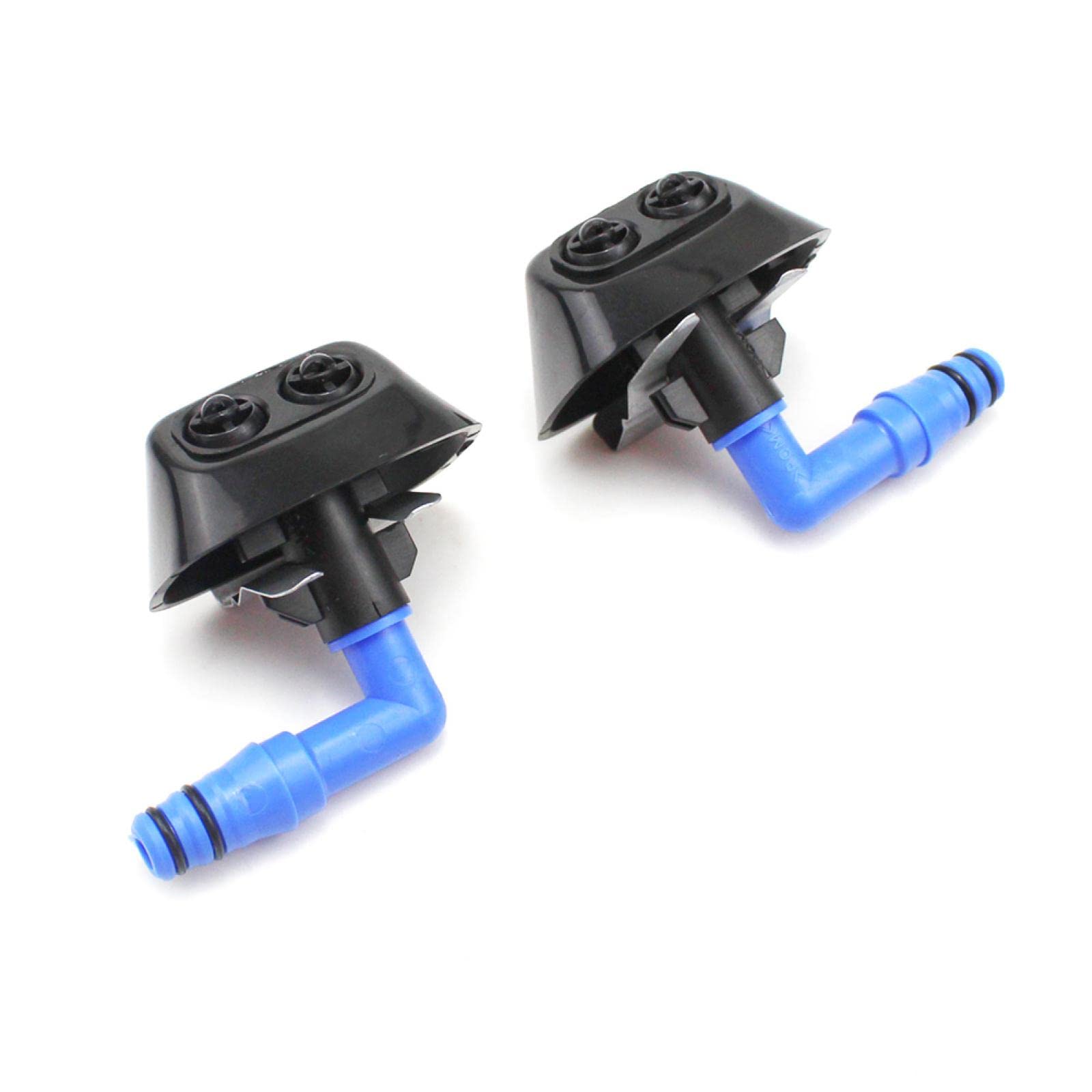 Set 2 Lavafari Anteriori Per Saab 9-3 (2003-2012) – Ugelli Spruzzatori Con Clip, Ricambio OEM 12803972