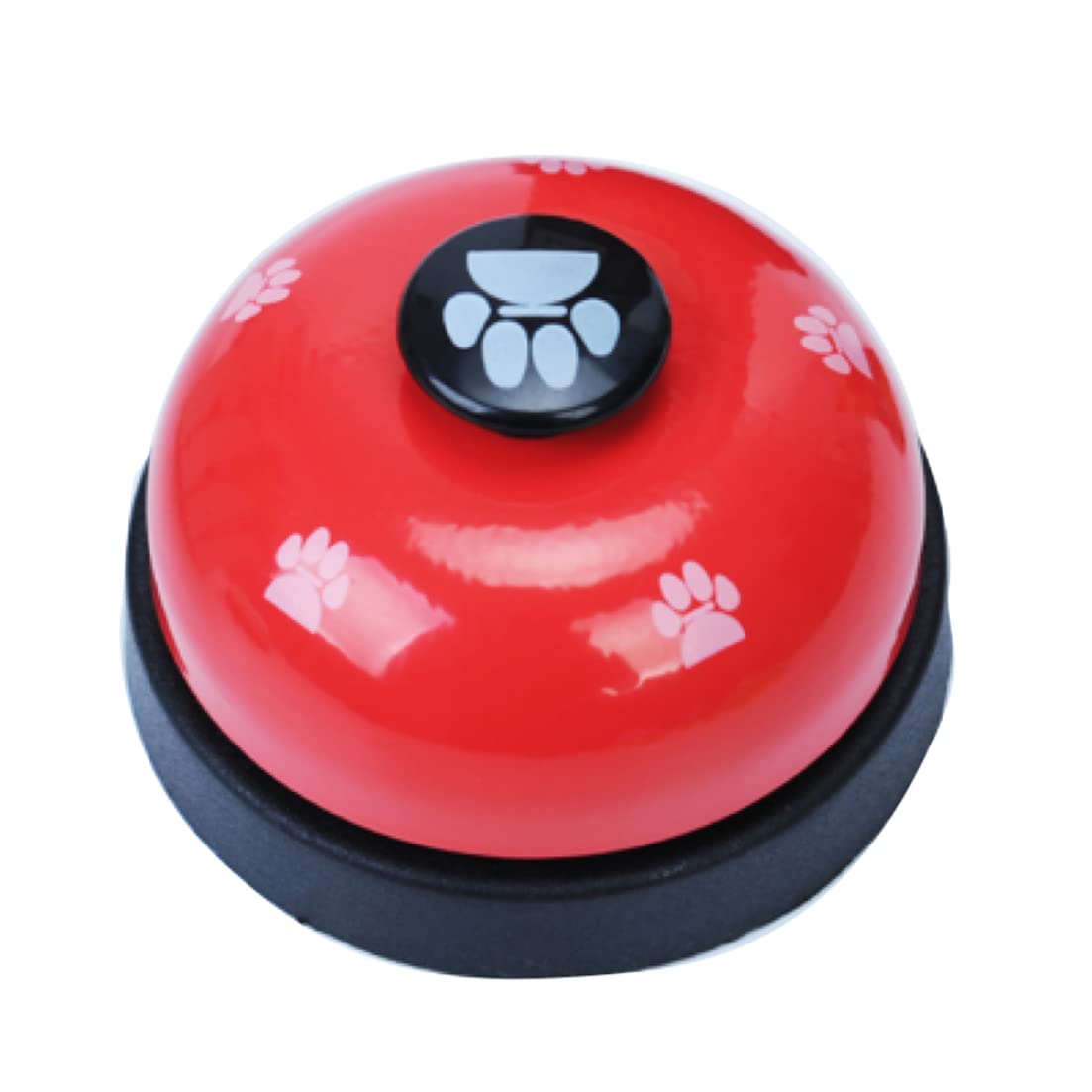 Campanello per addestramento del Cane Cucciolo Porta per Animali Domestici Rosso Antiscivolo Gomma