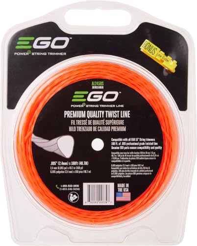 Image of EGO POWER+ 50M 2.4mm Premium Quality Twist Line for String Trimmer Models ST1500 /-S /F /SF - AL2450S (Pack of 12)