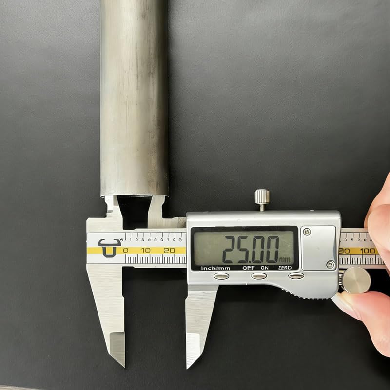 1 tubo de acero OD28 ID25mm, espesor de pared del tubo, 1,5mm, duro