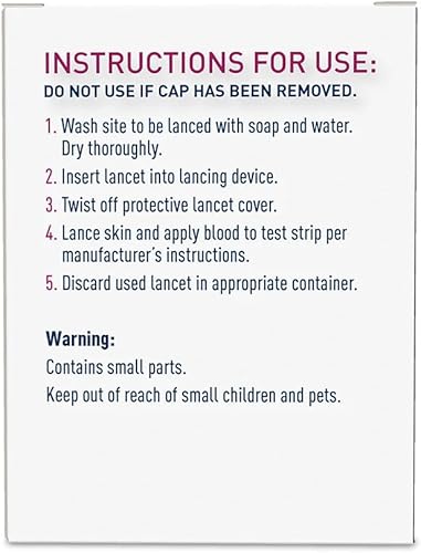 Miniatura 5 de TRUEplus Lancetas estériles calibre 33 (200 ct)