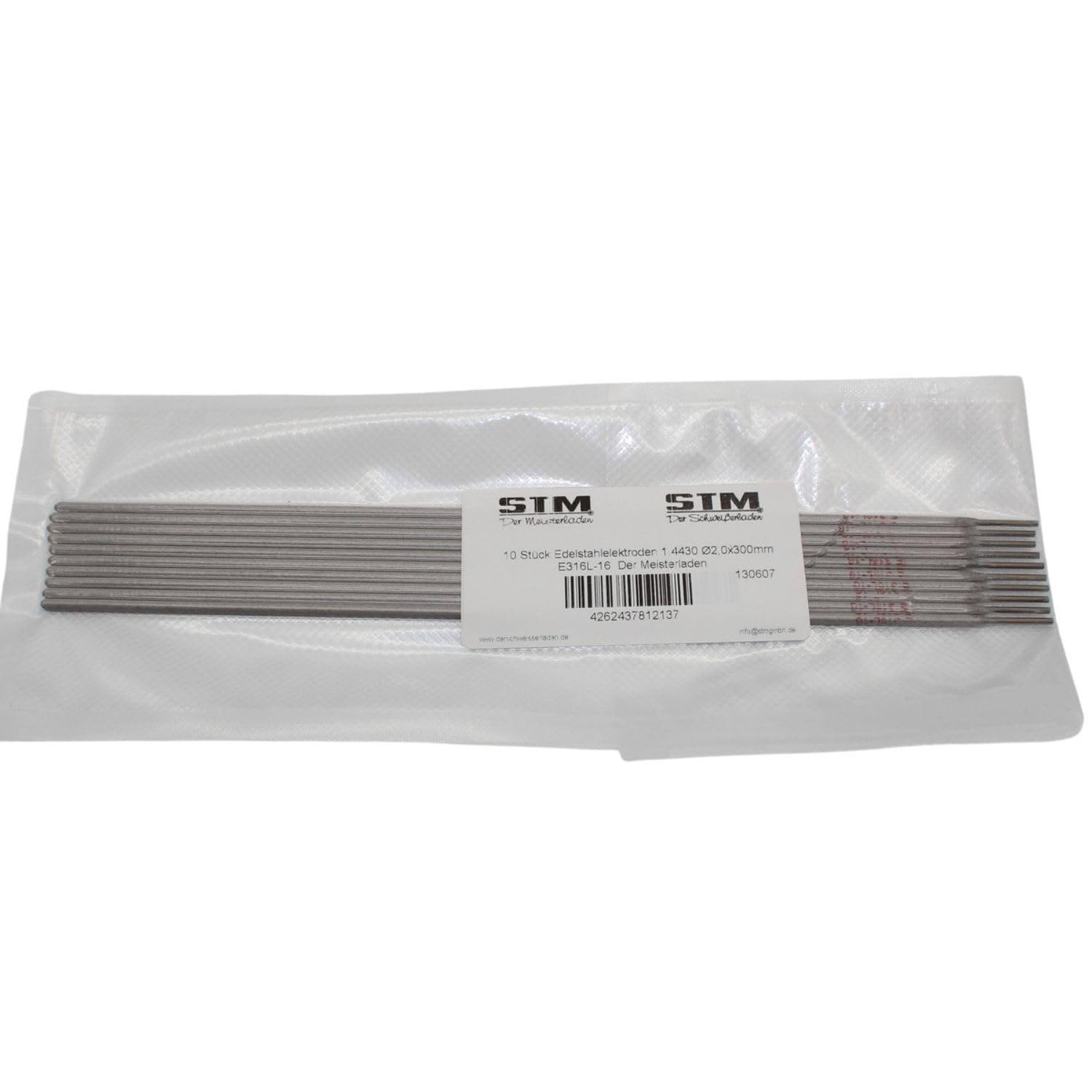 Schweißelektroden Edelstahl 1.4430 – 4,0x350 Mm, 0,5 Kg, VA/V4A, E 316L-17