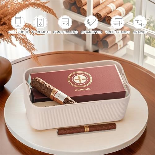 Image of SANIDIKA Lockable Storage Box, Locking Medicine Box, Cell Phone Locked Jail, Food Medical Lockbox, Containers Bin for Personal Refrigerator Home Office Organization Travel Gift,9.25 x 5 x 3.6 (Cream)