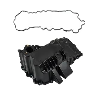 Plastic Oil Pan and Gasket Set Compatible with 1 2 3 4 5 X1 Z4 2.0L L4 Gas N20 B20 A N20 B20 B N26 B20 A 2010 2021