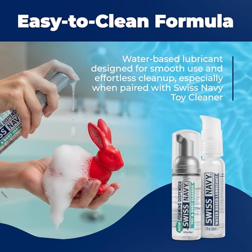 Image of Swiss Navy Premium Water-Based Lubricant - 2 oz | Lubricating Gel for Men, Women & Couples - Toy Safe - Non-Staining Formula - Compatible with Latex & Condoms