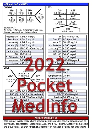 MedInfo - Pocket Medical Reference, Lab Values, History and Physical ...