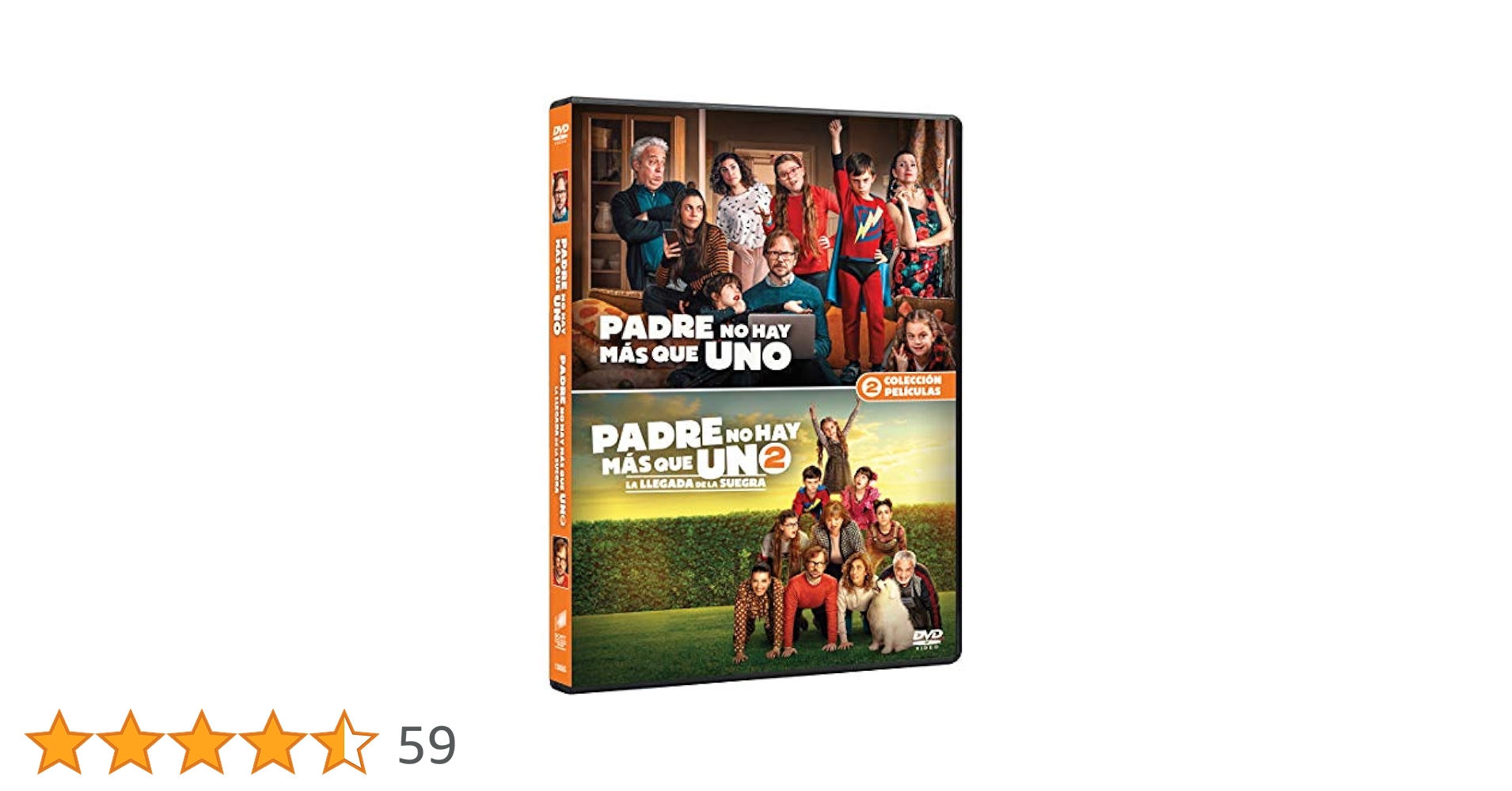Padre No Hay Más Que Uno 1-2 (DVD): Amazon.es: Santiago