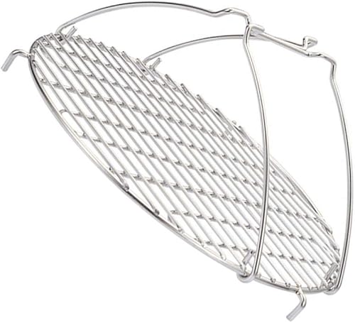 Hemoton Estante de cocina con 2 asas de acero inoxidable redondo para freidora de aire, estante para hornear, enfriar, asar al vapor, 8.2 in