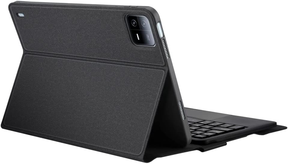 Keyboard Case for Xiaomi Pad 66 Pro, Detachable Wireless Keyboard with Touchpad, PU Leather Case