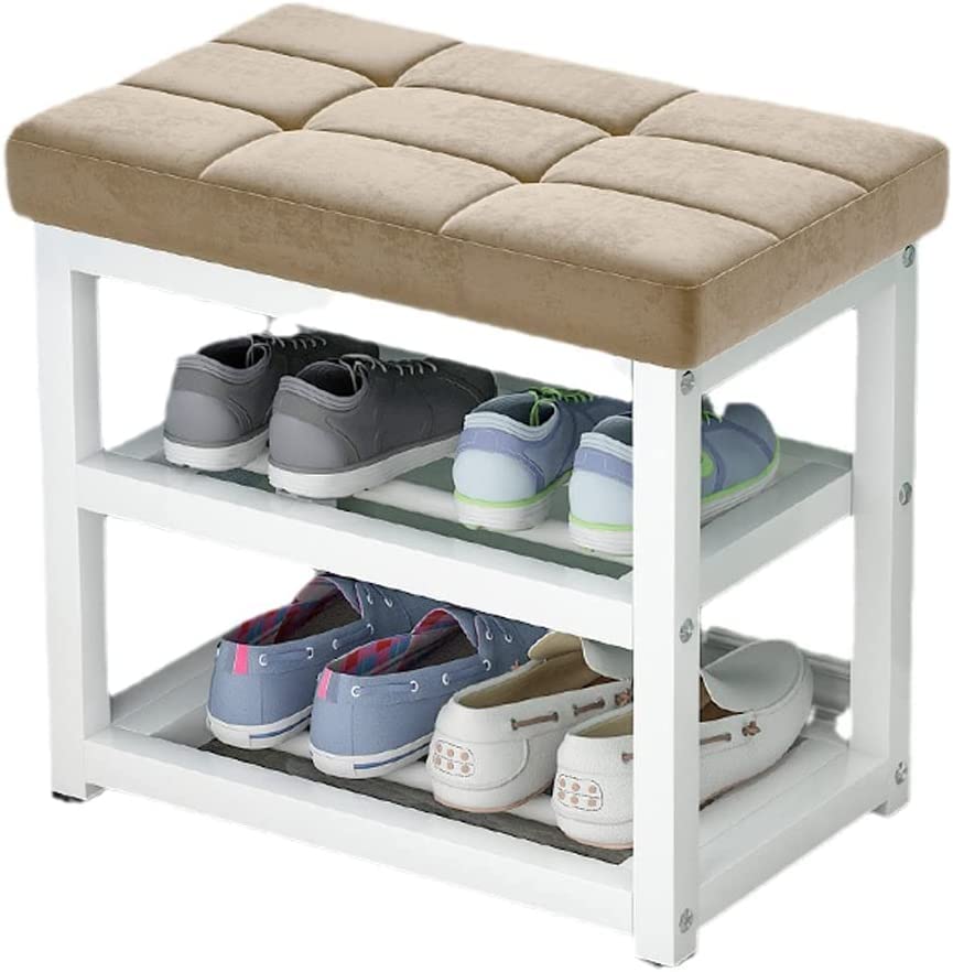 Tabouret à chaussures élégant avec rangement pour une entrée moderne et ordonnée