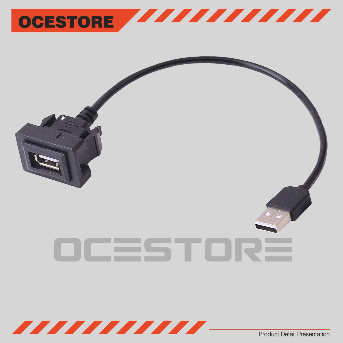 Amazon.com: OCESTORE USB Port Panel Extension Cable Adapter