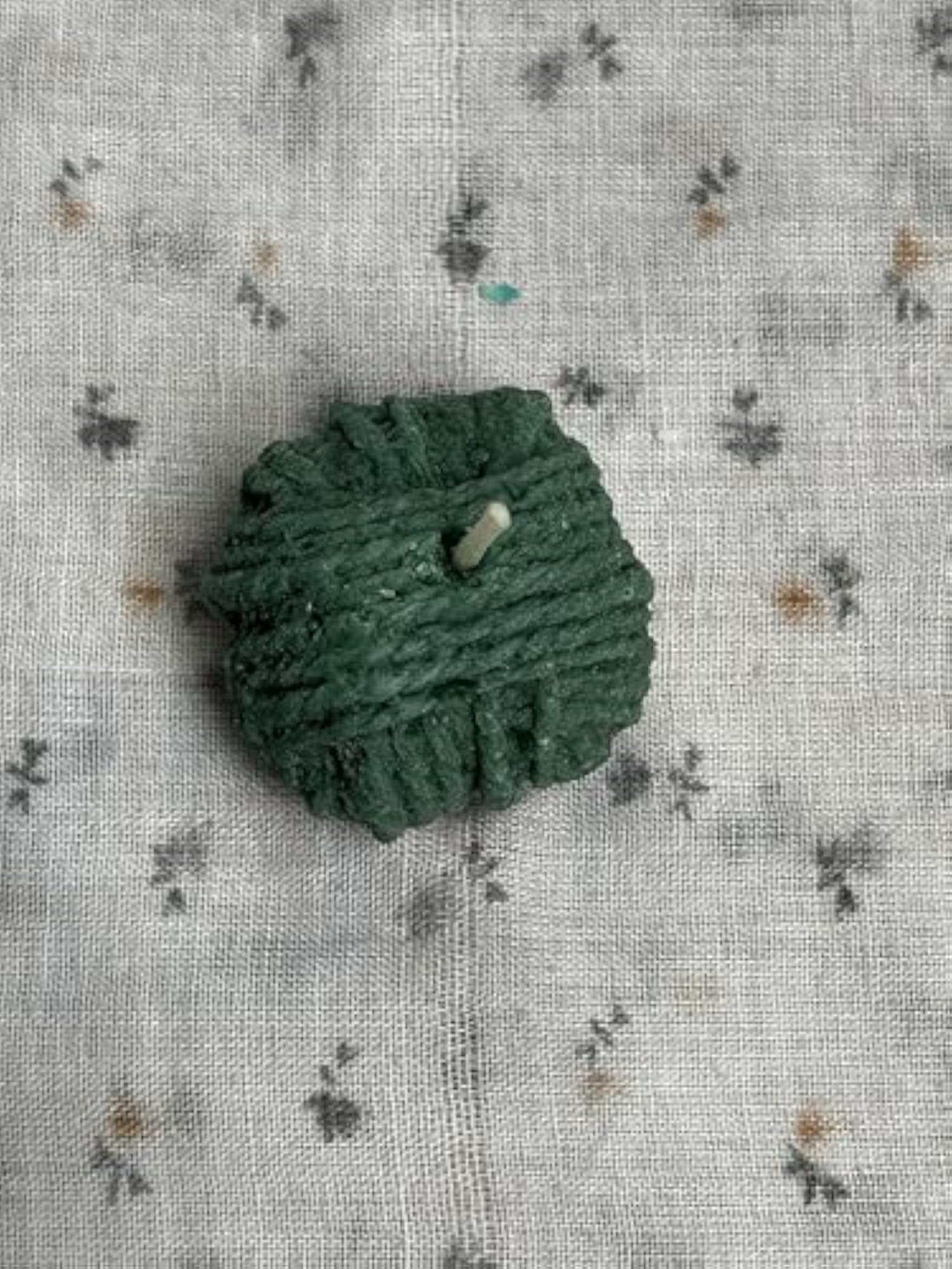 Sutli Bomb Candle, Handcrafted Design, Sage Green