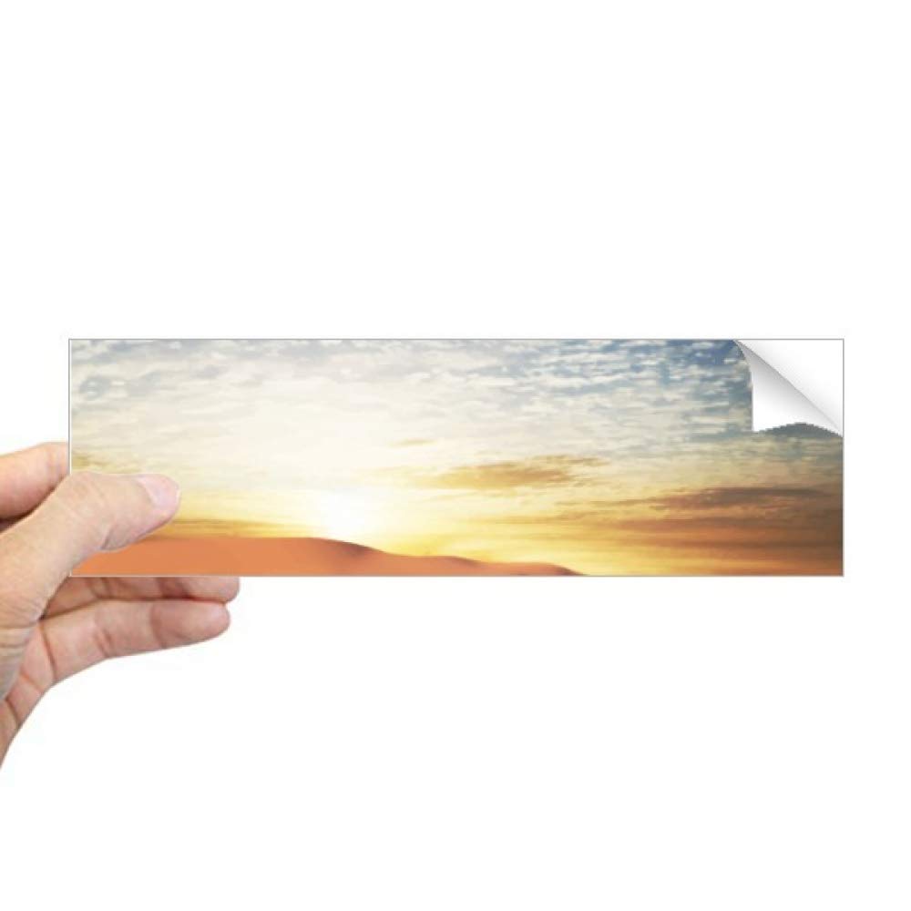 Autocollant rectangulaire pour fenêtre camel bleu ciel voyage