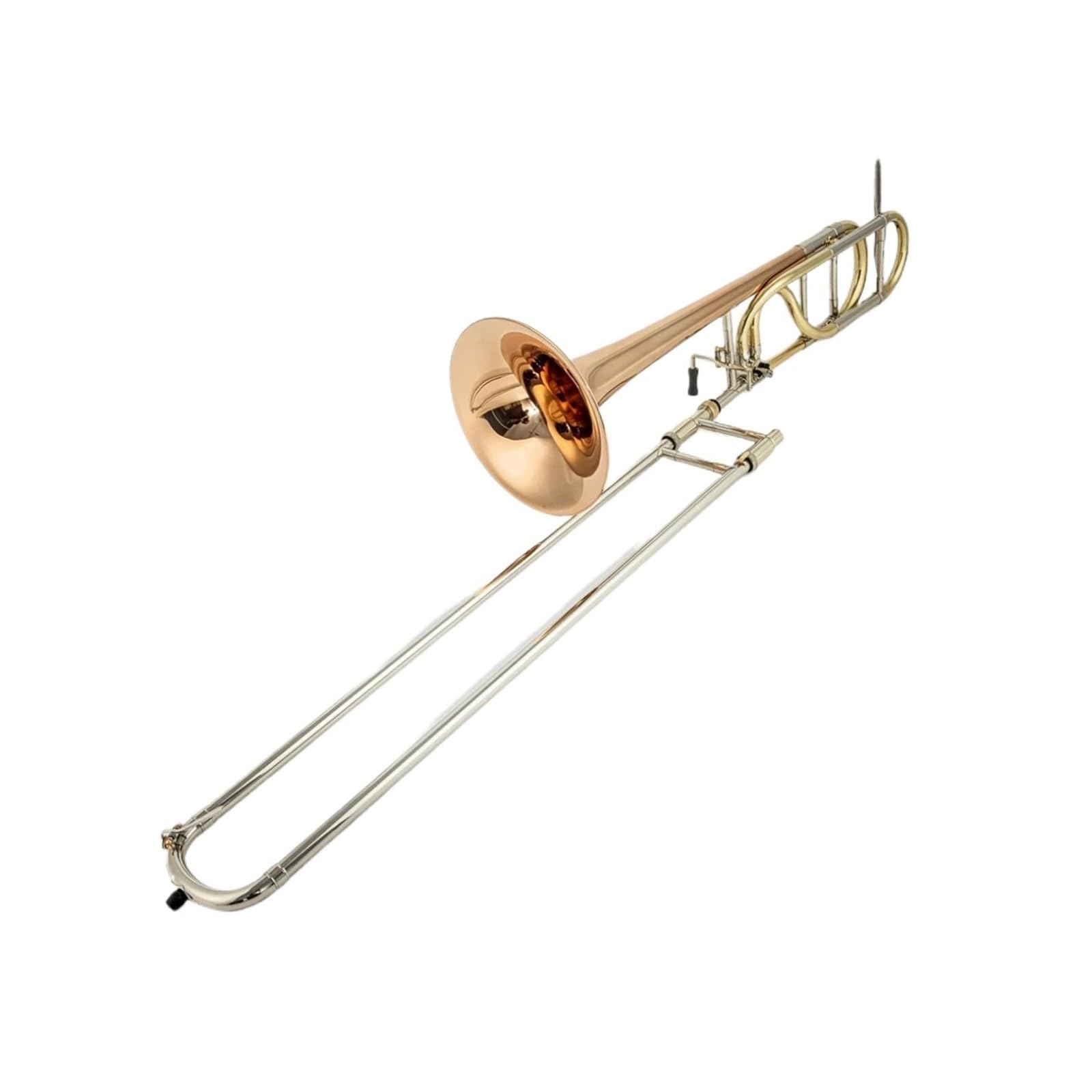 Trombone B/F Strumento In Ottone Bronzo Fosforoso Con Custodia