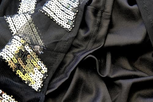 Image of Women Evening Maxi Long Dress 1920s Sequin Mermaid Hem Wedding Prom Gown Costume w / 20s Gatsby Accessories Set