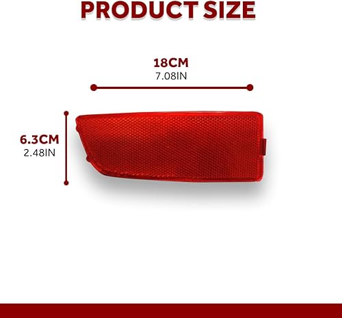 Miniatura 4 de Fit Mercedes Sprinter parachoques trasero esquina reflector rojo 2007-2017 (lado izquierdo)