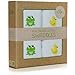 WeeSprout Organic Cotton Muslin 47-by-47-Inch Swaddle Blankets, Pack of 2