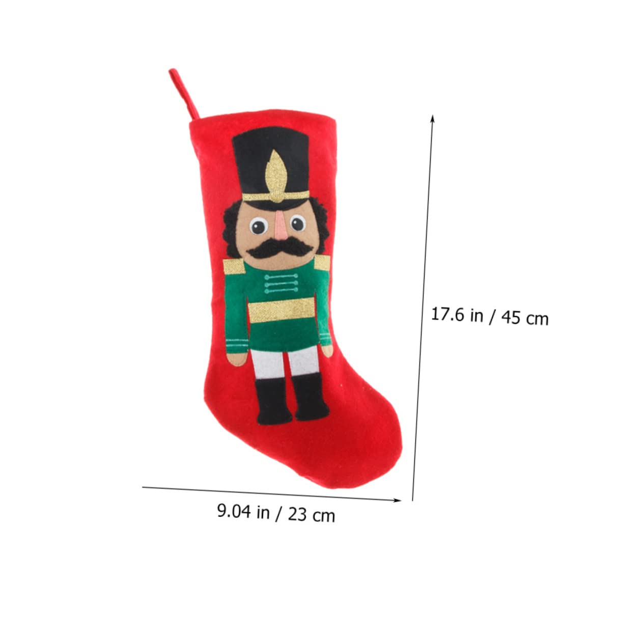 TOPBATHY 6 STK Soldat Weihnachtsstrumpf Familienweihnachtsstrümpfe Weihnachtstüten Weihnachtsdekorationen Weihnachtssocken Christbaumschmuck Weihnachtsfeier Sockenanhänger Filzstoff