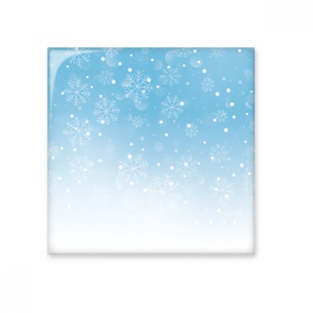Carrelage céramique flocon de neige bleu azur pour décoration de cuisine et salle de bain