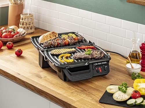 Tefal Grill Ultracompact 600 Comfort Thermostat Réglable Capacité XL GC306012