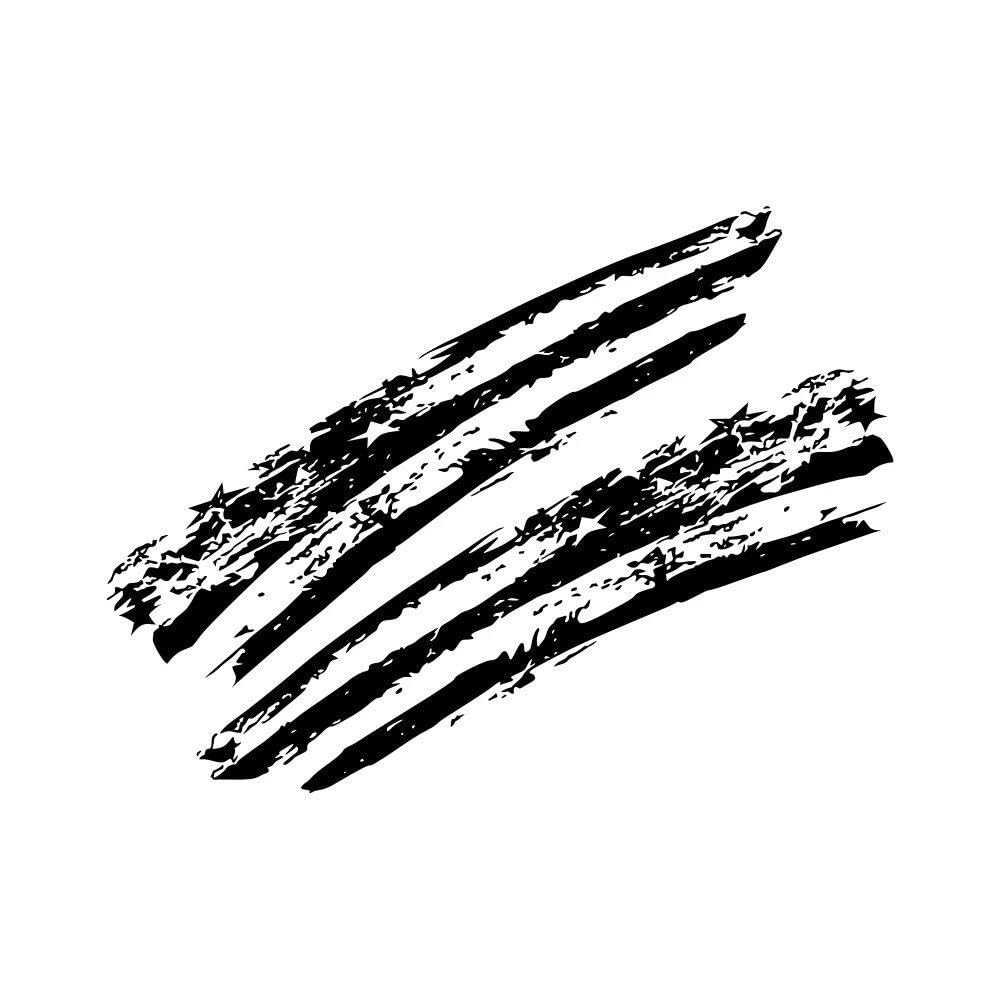 Car Sticker Pickup Truck Universal Vinyl Graphic Decor Decal Cover(Glossy Black)