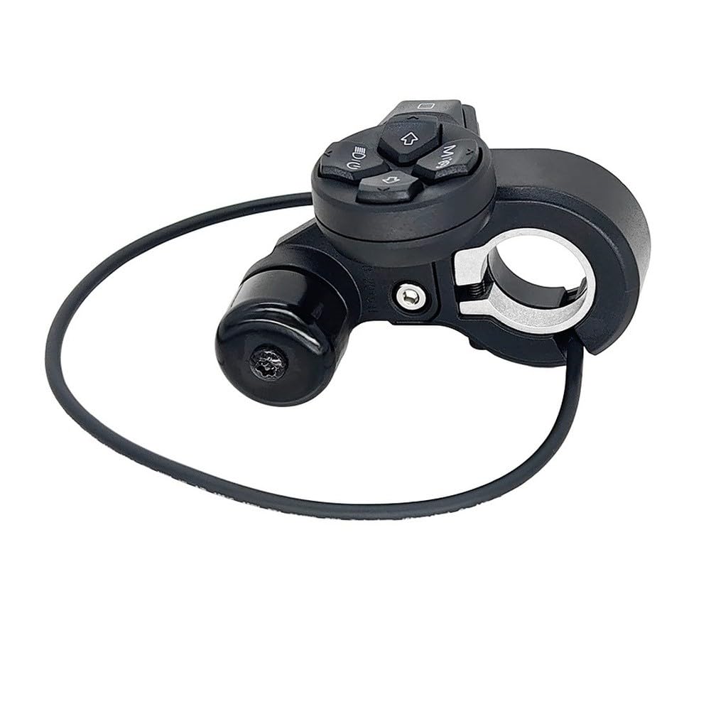 Interrupteur de clignotant avec bouton klaxon pour trottinette électrique Ninebot Zt3 Pro, pièce de rechange en acier ABS, noir