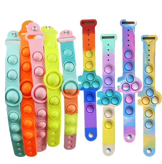 Broow Leaf Pop it Fidget Adjustable Wrist Band For Kids Birthday Party Rakhi Return Gift item For Boys and Girls (Pack Of 10) (B0C5Y5JFXL) Amazon Price History, Amazon Price Tracker