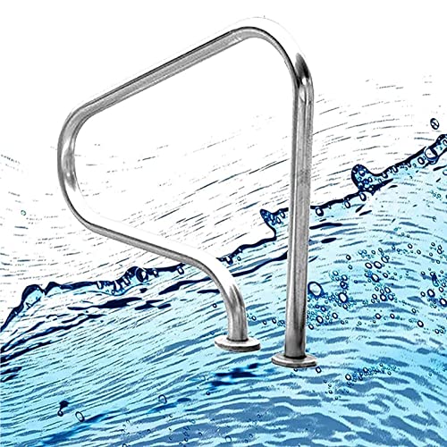 Barandal para piscina de acero inoxidable 80 cm miniatura 1