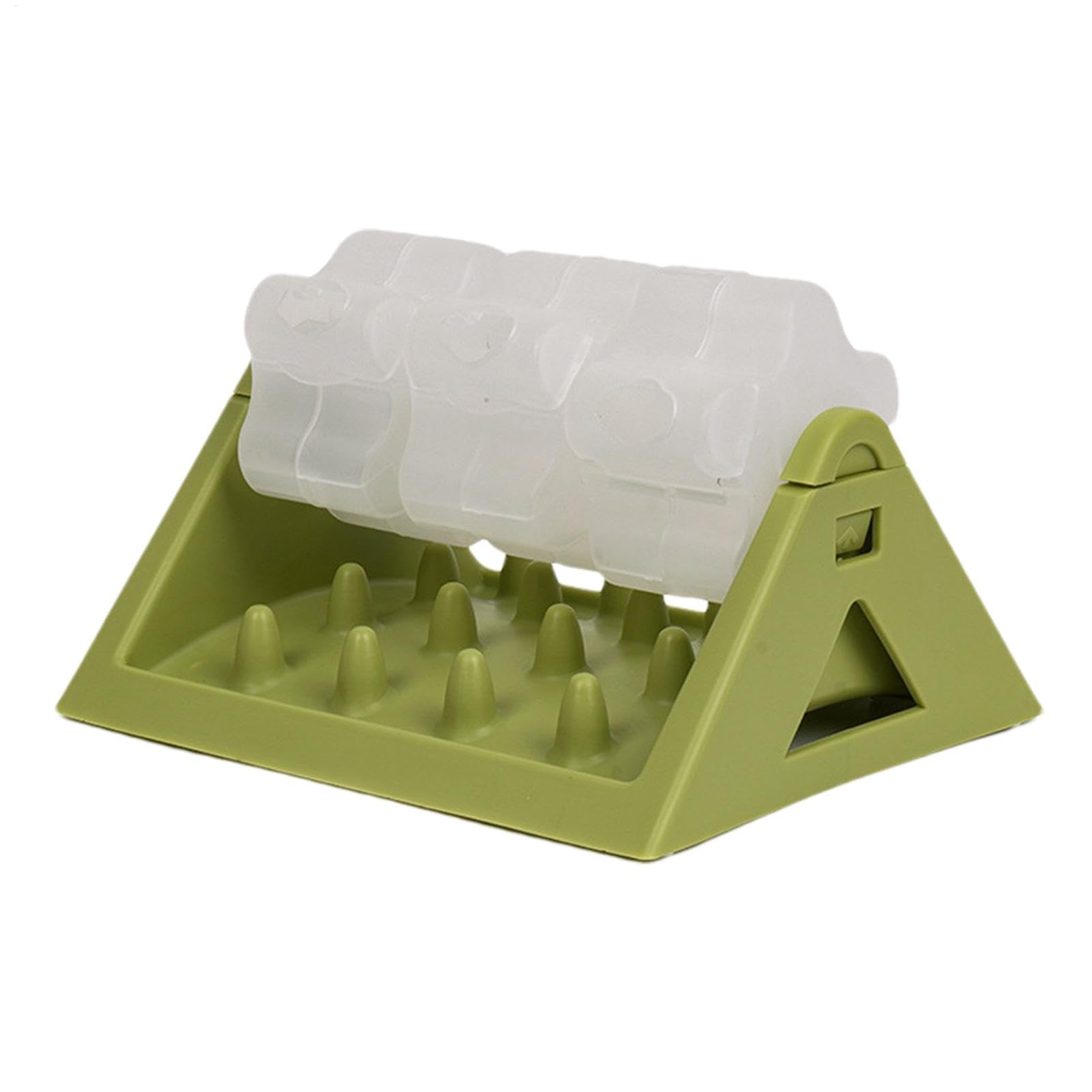 comederos para Mascotas, Comedero de Comida Lenta for Perros, Juguete Interactivo de Entrenamiento con dispensador de golosinas, comedero Lento Ajustable y Giratorio.(Green)