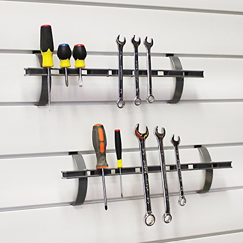 Proslat 11007 Magnetic Tool Holder Designed for Proslat PVC Slatwall, 2-Pack - Thumbnail 2