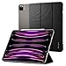 Price comparison product image Spigen Liquid Air Folio Case Compatible with iPad Pro 12.9 Inch 6th Generation (2022) and iPad Pro 12.9 Inch 5th Generation (2021) with Pencil Holder/Auto/Sleep Wake Function/TriFold Stand - Black