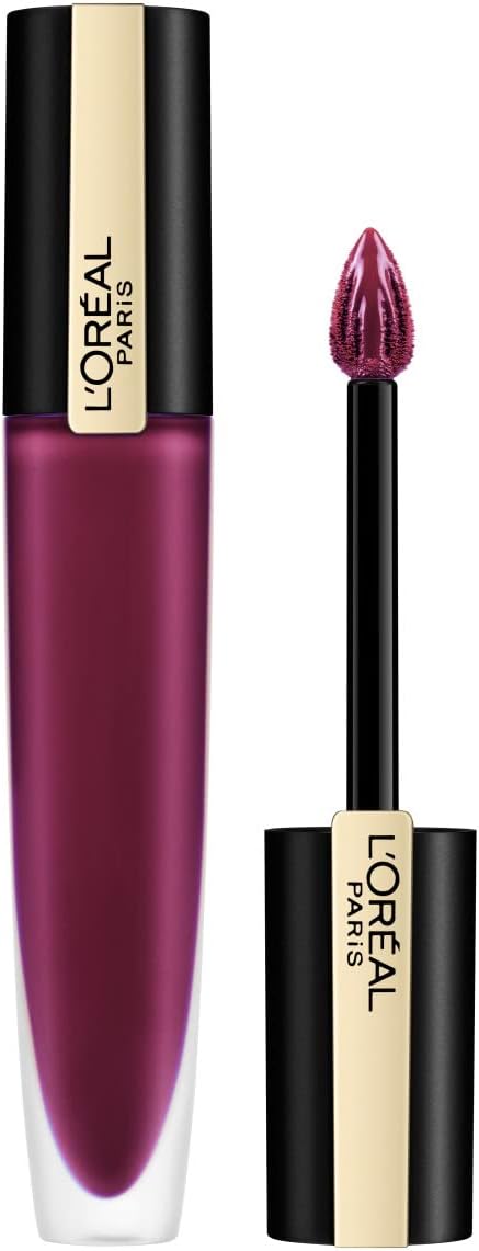 L'Oreal Paris Rouge Signature Metallic Liquid Lipstick 204 Voodoo