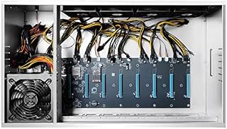 Abbcoert BTC-37 Mining Motherboard Set, with CPU 128GB MSATA SSD and 8GB Memory DDR3 8 GPU 2000W PSU Chassis Kit, Win10 System, Compatible Bitcoin Eth other multi-currency Zcvtbye (S37) (BTC-S37)
