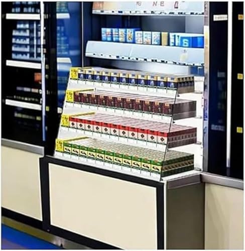 Présentoir à cigarettes trapézoïdal pour en finir avec le désordre des paquets en caisse