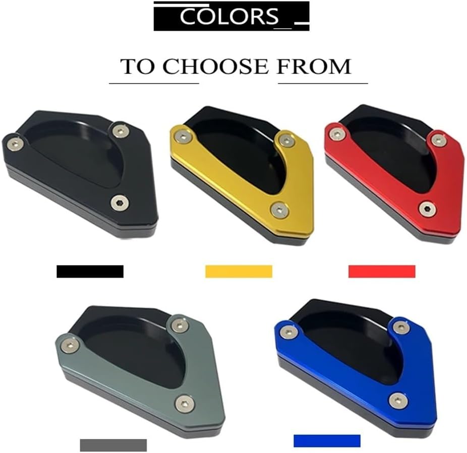 motorcycle Foot Plate Pad For S&uzuki V-STROM 650/XT DL650 2004-2023 Motorcycle Side Stand Enlarger Kickstand Plate Pad
