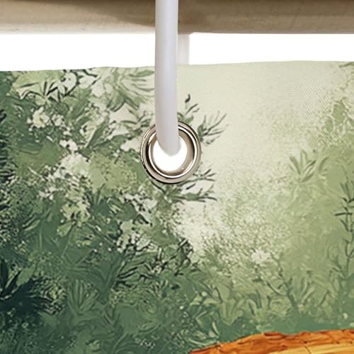 Shower curtain imperméable en polyester anti-éclaboussures avec 12 œillets