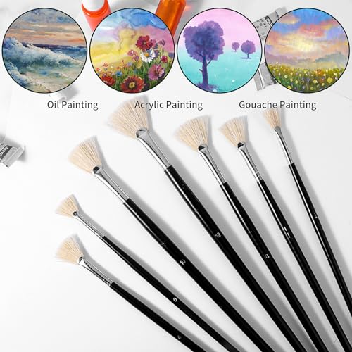 Prasacco 545946_3_ZTAR6RTA 7 Pieces Fan Brush For Painting thumb #4