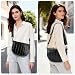 KYTACCU Quilted Crossbody Bags for Women Bum Bags Puffer Fanny Packs Puffy Purses Sling Belt Bag for Women