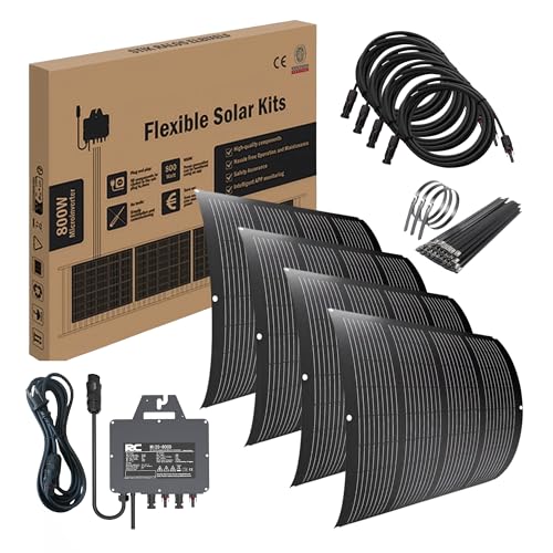 Balkonkraftwerk 800W Flexibles Set | 4x 200W Flexible Solarmodule