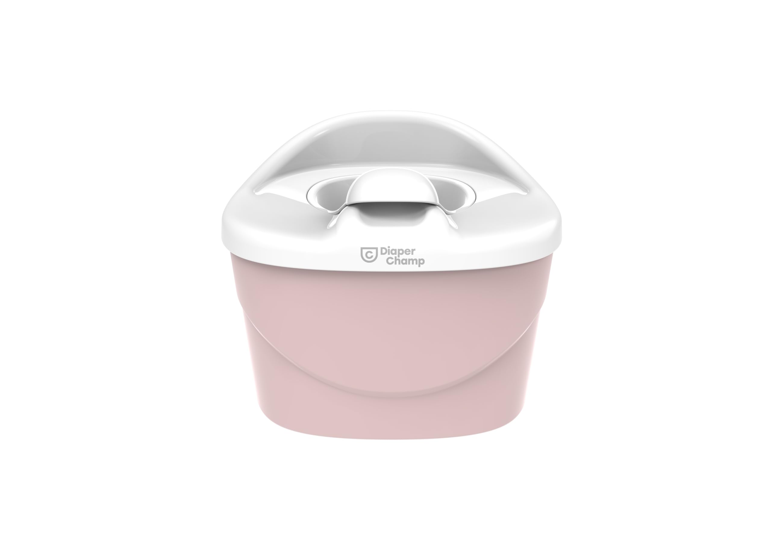Diaper Champ Potty 3 In 1 - Vasino, Riduttore WC E Sgabello Convertibile Per Bambini, Rosa