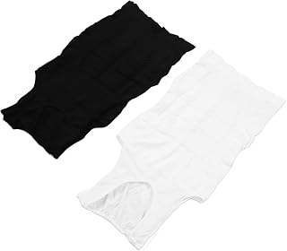 Men's Gynecomastia Shaper Shirt Quick Drying Gynecomastia Shaper Shirt Nylon Scoop Neck Black White Workout Chest Compression